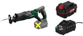 Parkside®  Aku chvostová píla 20 V Pssa 20-Li B2 + Akumulátor 20 V/4 Ah PAP 20 B3 + Nabíjačka akumulátora 20 V/4,5 A PLG 20 C3  (800011214)