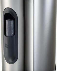 Nášľapný odpadkový kôš z nehrdzavejúcej ocele v lesklo striebornej farbe 10 l Arc – Joseph Joseph