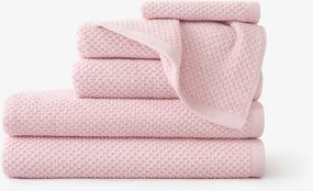 Goldea bavlnený froté uterák / osuška micro pure - pastelovo ružový 50 x 100 cm