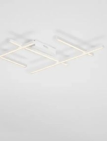 LED stmievateľné biele dizajnové stropné svietidlo Pace