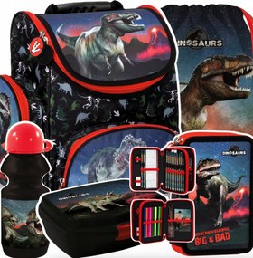 Školský 5-dielny set Dinosaurs pre chlapcov