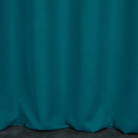 KRÁTKY ZATEMŇOVACÍ ZÁVES NA KRÚŽKOCH LOGAN 140X175 CM MODRÁ