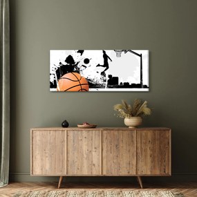 Obraz - Hráč basketbalu (120x50 cm)