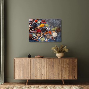 Sklenený obraz - Korenie (70x50 cm)