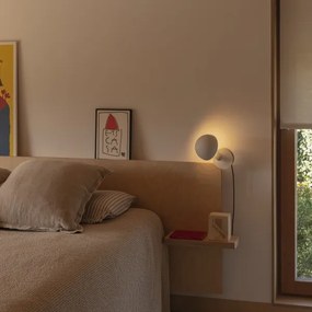 FARO 56101 - Stolná lampa s klipom 2v1 BELA 1xE27/15W/230V biela