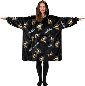 Mikinová televízna deka NHL Pittsburgh Penguins – veľ. M