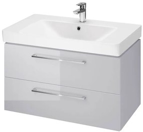 Cersanit - SET B350 LARA MILLE 80cm (SKRINKA + UMÝVADLO), Šedá, S801-340-DSM