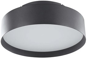Kovové stropné LED svietidlo čierne MOEI Beliani