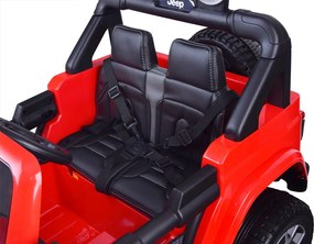 JOKOMISIADA Autíčko na batériu Jeep Wrangler Rubicon PA0223 CZ červený