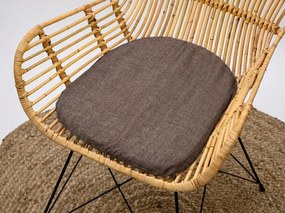 Podsedák na stoličku STANDARD MELANGE hnedý