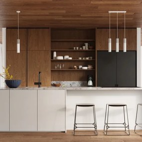 Sollux SL.0649 - Luster na lanku BORGIO 3xGU10/40W/230V betón/kov biela