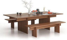 Rokovací kancelársky stôlSOLID + 2x prísed, 240x125 cm, orech