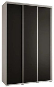 Skriňa 45 Canaris 1 160 biela/čierna/silver