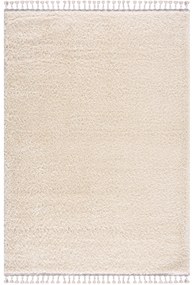 Dekorstudio Jednofarebný shaggy koberec PULPY krémový Rozmer koberca: 80x300cm