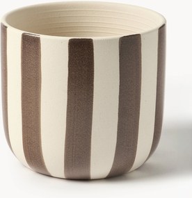 Ručne maľovaný obal na kvetináč Ellen, V 15 cm