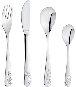 Amefa 4-dielna súprava detských príborov Forest Friends