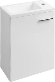 Aqualine Aqualine, ZOJA umývadlová skrinka 37x50x18cm, biela, 51037A