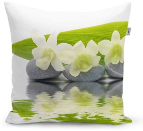 Sablio Vankúš Biela orchidea - 60x60 cm