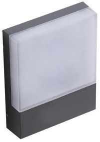 LED vonkajšie nástenné osvetlenie Civita tmavosivá