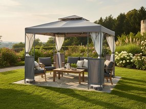 CH Záhradný kovový altánok s moskytiérou Altana III 2,5 x 2,5 m