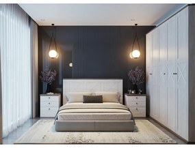 Nočný stolík TEINA, borovica canyon