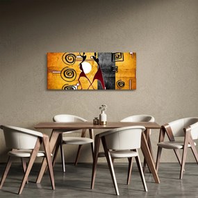 Obraz - Staroveká maľba (120x50 cm)