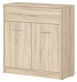 Komoda BRW Nepo Plus 5 (dub sonoma) . Akcia -34%. Vlastná spoľahlivá doprava až k Vám domov. 1098293