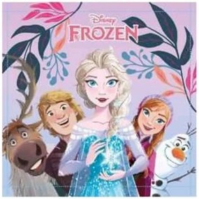 Malý dievčenský uterák na tvár Ľadové kráľovstvo - Frozen - 100% bavlna - 30 x 30 cm