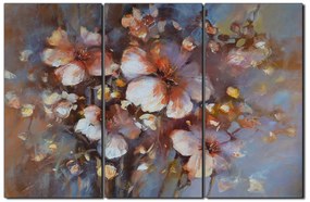 Obraz na plátne - Kvet mandlí, reprodukcia ručnej maľby 1273B (135x90 cm)