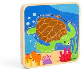 Bigjigs Toys Puzzle Životný cyklus korytnačky
