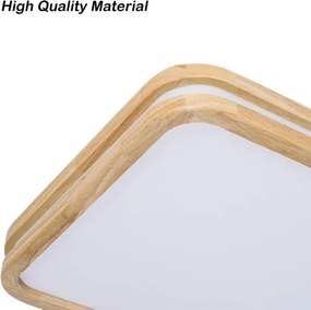 Brilagi - stmievané LED svietidlo MOLINA SQUARE LED/54W/230V dub 60x40 cm + DO