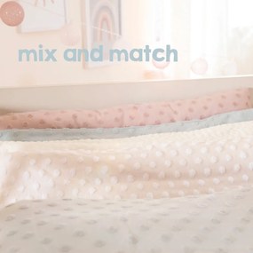Béžové detské obliečky do postieľky s prímesou bavlny 100x135 cm Frosty Almond – Roba