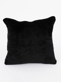 Obliečka na vankúšik mikroplyš Exclusive 40 × 40 cm - Laura čierna