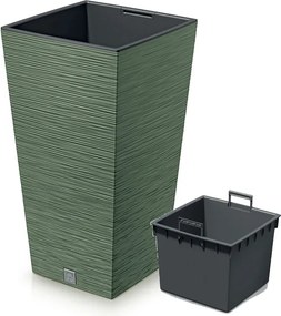 Plastový kvetináč DFSH240 24 cm - zelená