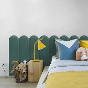 Zástena za posteľ - Oblúk - 20x80cm Farba: Morská zeleň, Rozmer: 20x80