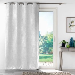 Biely zamatový zatemňovací záves 135x280 cm Melodie – douceur d'intérieur