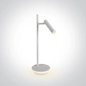 Moderné svietidlo do spálne ONE LIGHT stolová lampa 61132A/W/W
