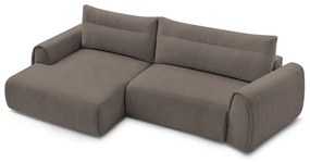 Hnedá rohová pohovka Aden – Bobochic Paris