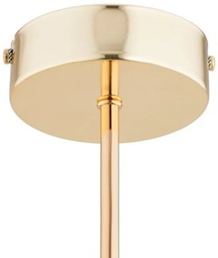 Luster na tyči FOTON  4xE14/40W/230V zlatá/biela