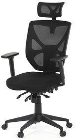 Autronic BONTEC Kancelárska stolička, asynchrónny mechanizmus, čierna, KA-Q8250 BK Farba: Čierna