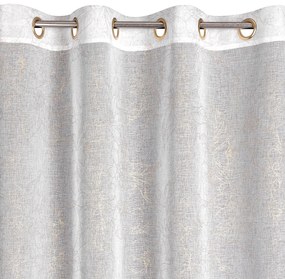 ZÁCLONA NA KRÚŽKOCH ANITA 140X250 CM BIELA