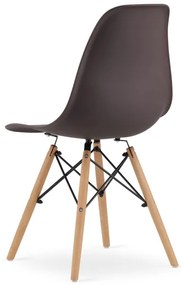 Set dvoch jedálenských stoličiek OSAKA káva (hnedé nohy) 2ks