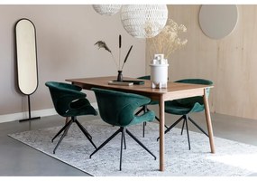 Rozkladací jedálenský stôl s doskou v dekore orechového dreva 90x180 cm Glimps – Zuiver