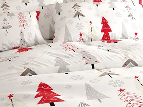 Bavlnené obliečky JINGLE biele Rozmer obliečky: 70 x 90 cm | 140 x 220 cm