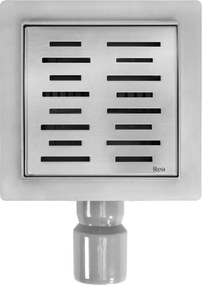 Rea Line, nerezový odtokový žľab 150x150 mm, oceľová, REA-G6205