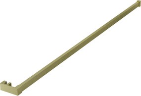 Mexen Kioto, vešiak na uteráky pre sprchovú zástenu, max. 140 cm, zlatá matná, 800-06-55