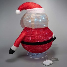 Vianočná dekorácia - Santa Claus, 30 LED, 58 cm