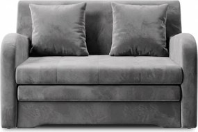 Sivá 2-miestna pohovka ARIO, rozkladacia