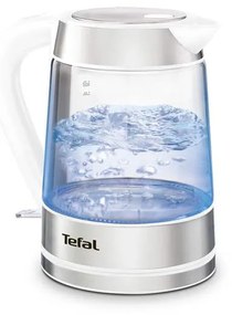 Rýchlovarná kanvica Tefal Glass KI730132 biela (použité)