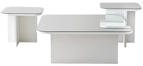 Sada konferenčných stolčekov Jazz biela